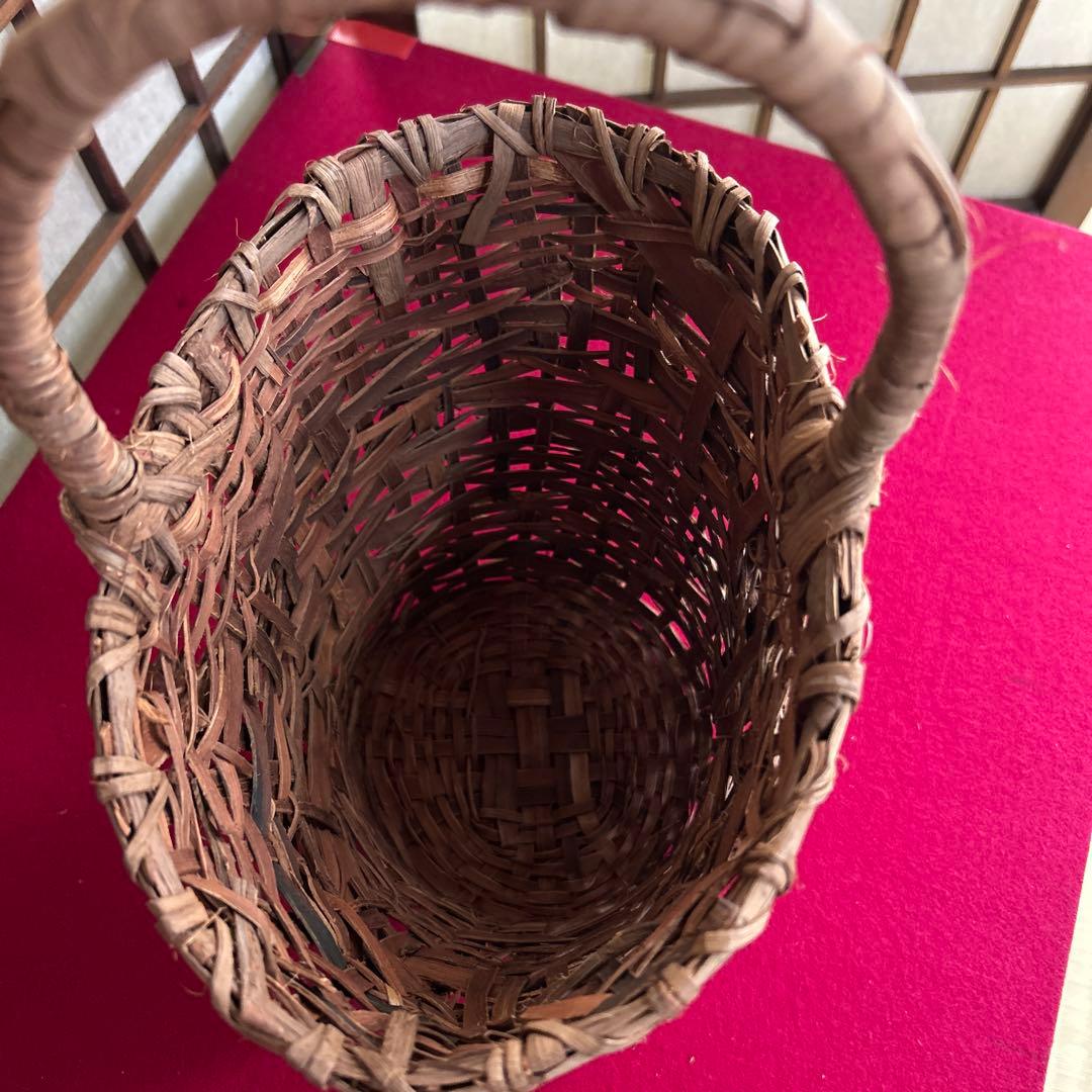 国産山葡萄　バケツ型バッグ　【C-48】