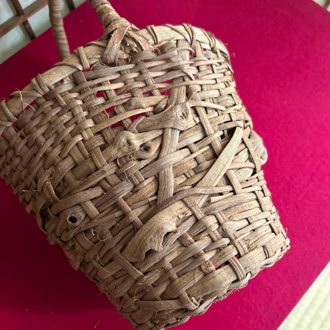 国産山葡萄　バケツ型バッグ　【C-48】