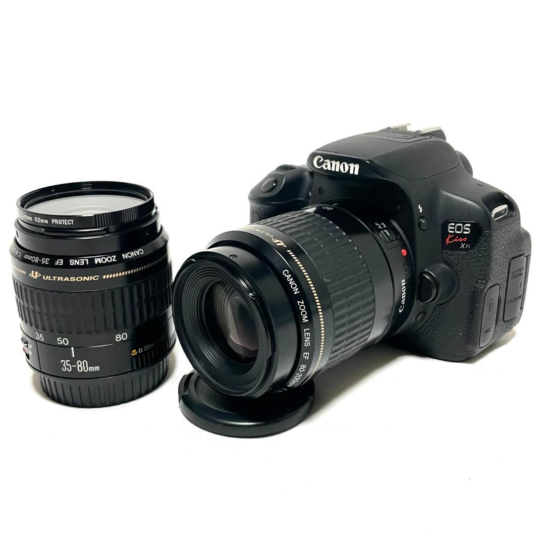 初心者でも安心☘️ Canon EOS Kiss X7i ダブルレンズセット