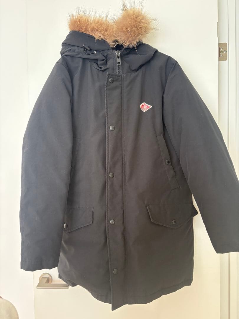 メンズDANTON ダントン　黒ダウンジャケットM 38サイズ