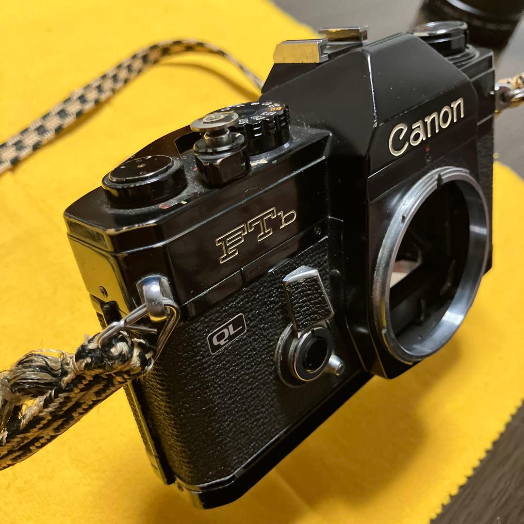 完動品キャノンFTB-QLブラックボディ+ズームレンズFD28-85mm