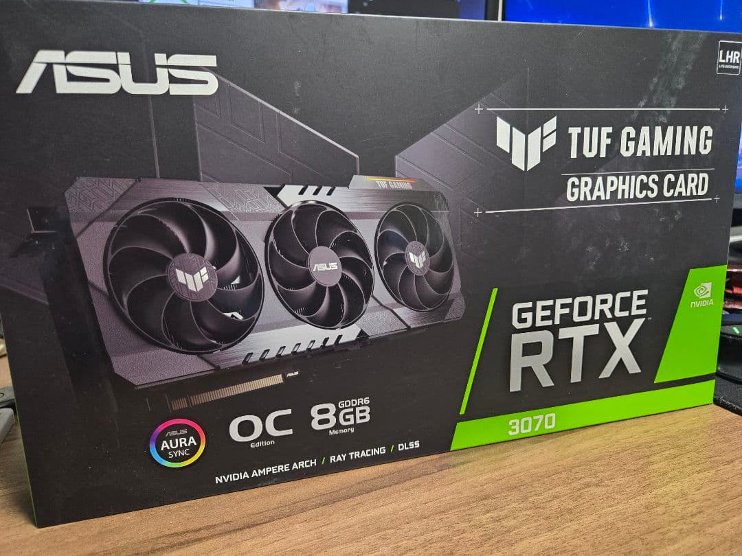 グラフィックボード・グラボ・ビデオカード ASUS TUF-RTX3070-O8G-V2-GAMING