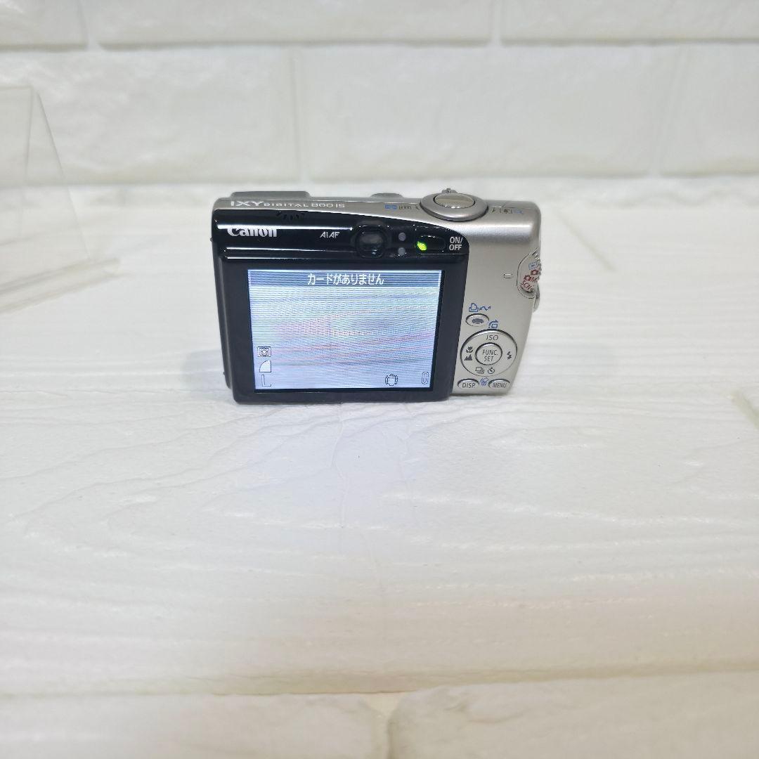 390美品】Canon IXY800IS デジタルカメラ　充電器付き　シルバー