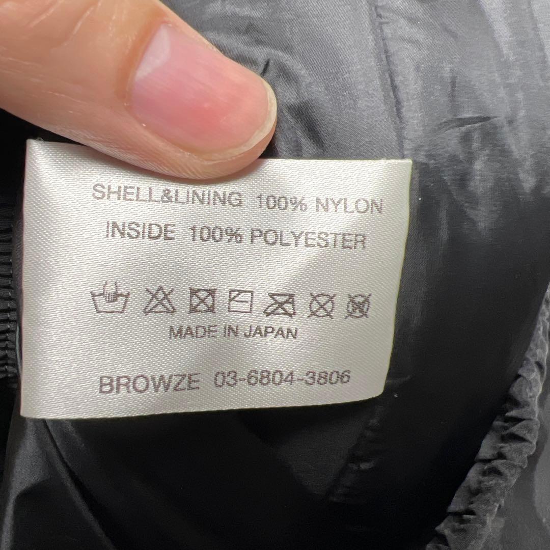 23AW Ennoy エンノイ　NYLON PADDED SET UP ブラック