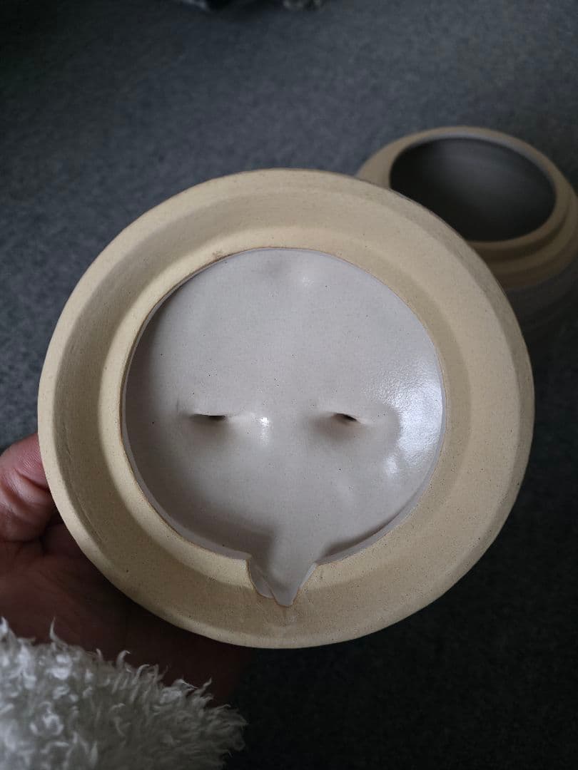 ウサギの形 陶器製置物　焼酎サーバー