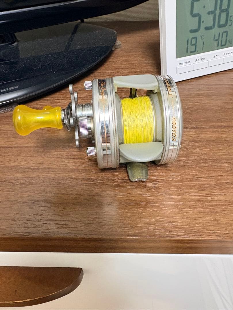 Abu Garcia 4601C3 ベイトリール ハネクラオリジナルハンドル