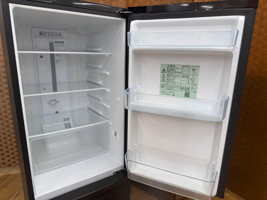 F086 Panasonic 2ドア　冷蔵庫　168L NR-B17CW 19年