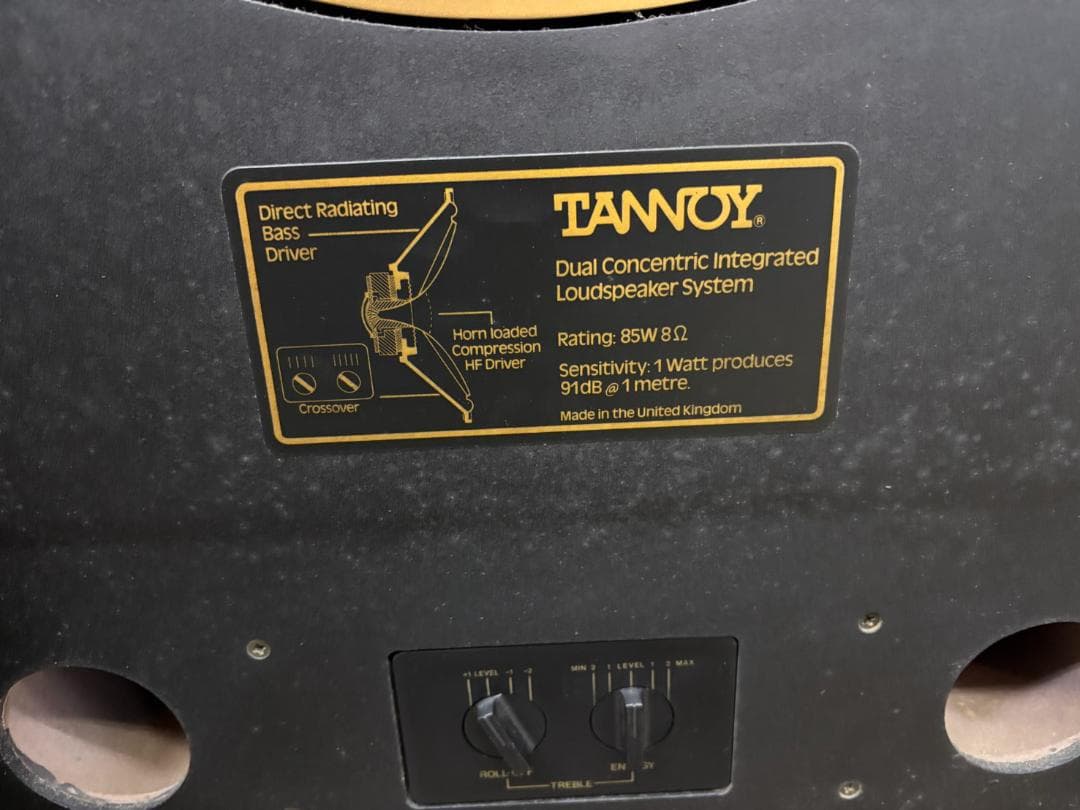 【ジャンク品】Tannoy フロアスタンディングスピーカー 現状お渡し 1ヶ ①