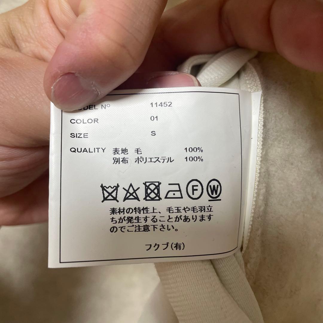 YAECA WOOL VEST ウール ジップ ベスト S 11452 ヤエカ