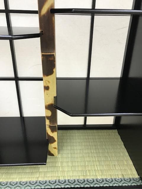 お値下げしました。茶道 黒塗り茶箱No7