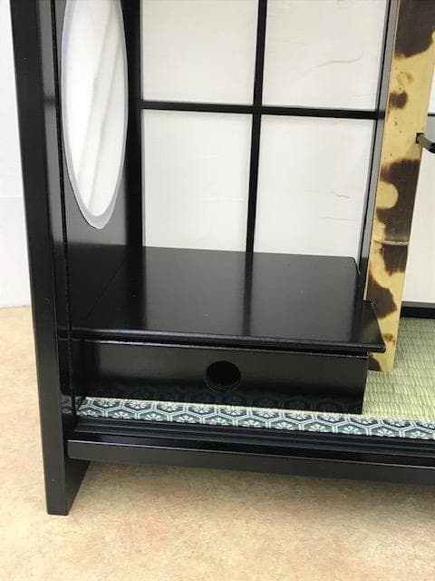 お値下げしました。茶道 黒塗り茶箱No7