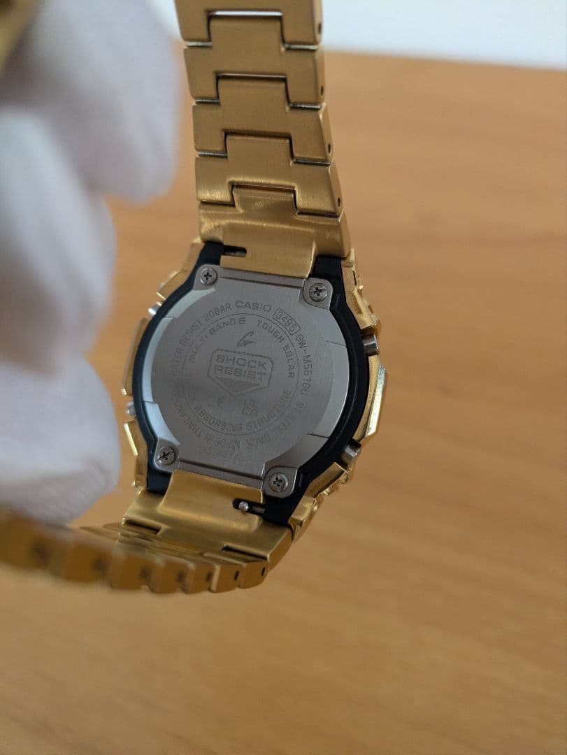 CASIO G-SHOCK 5610シリーズ　ソーラー電波時計　メタルカスタム