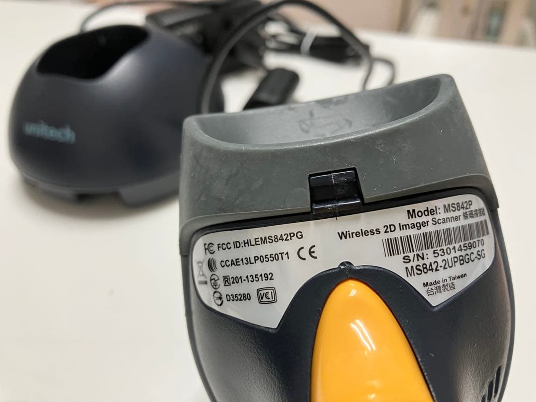unitech バーコードリーダー 充電スタンド付き