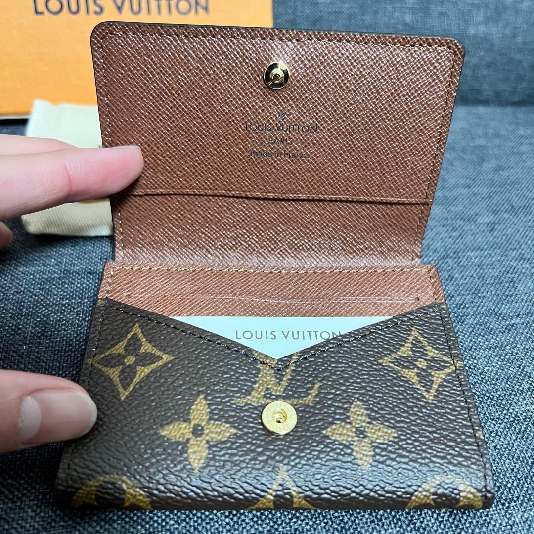 ルイヴィトン　名刺入れ　モノグラム　新品未使用アンヴェロップカルトドゥヴィジット