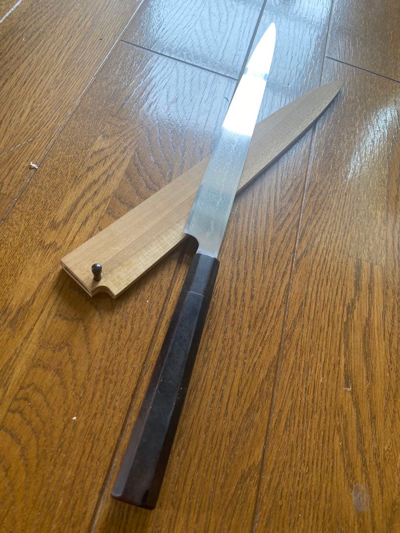 hiro.takedomi」本焼　不動國作　玄海正国フグ引き水本焼包丁　尺