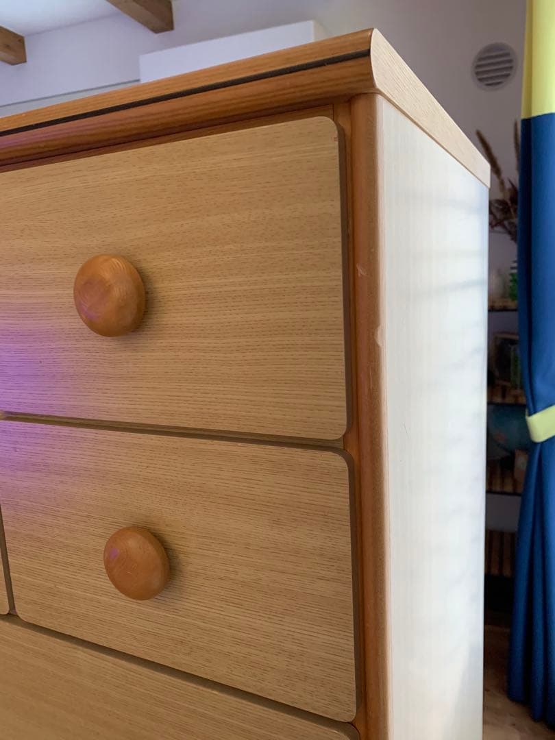 レトロ　ミッキーマウス　木製タンス　チェスト　昭和