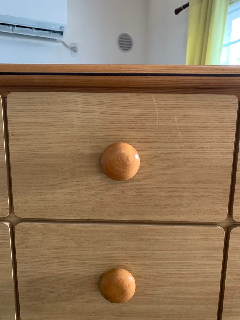 レトロ　ミッキーマウス　木製タンス　チェスト　昭和