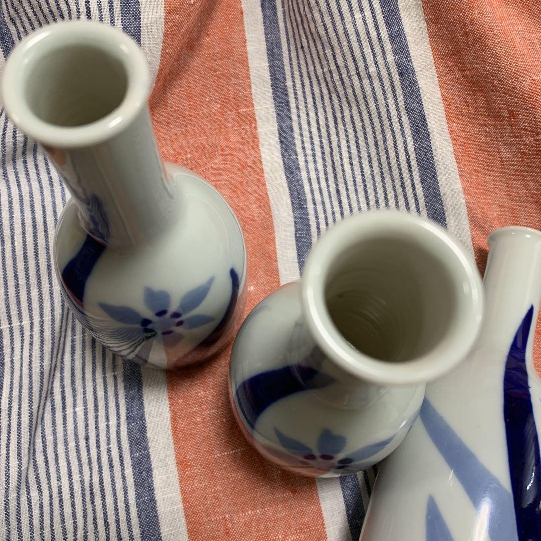 値下げ中！茶道具　竹泉　徳利　手描き　水仙　とっくり