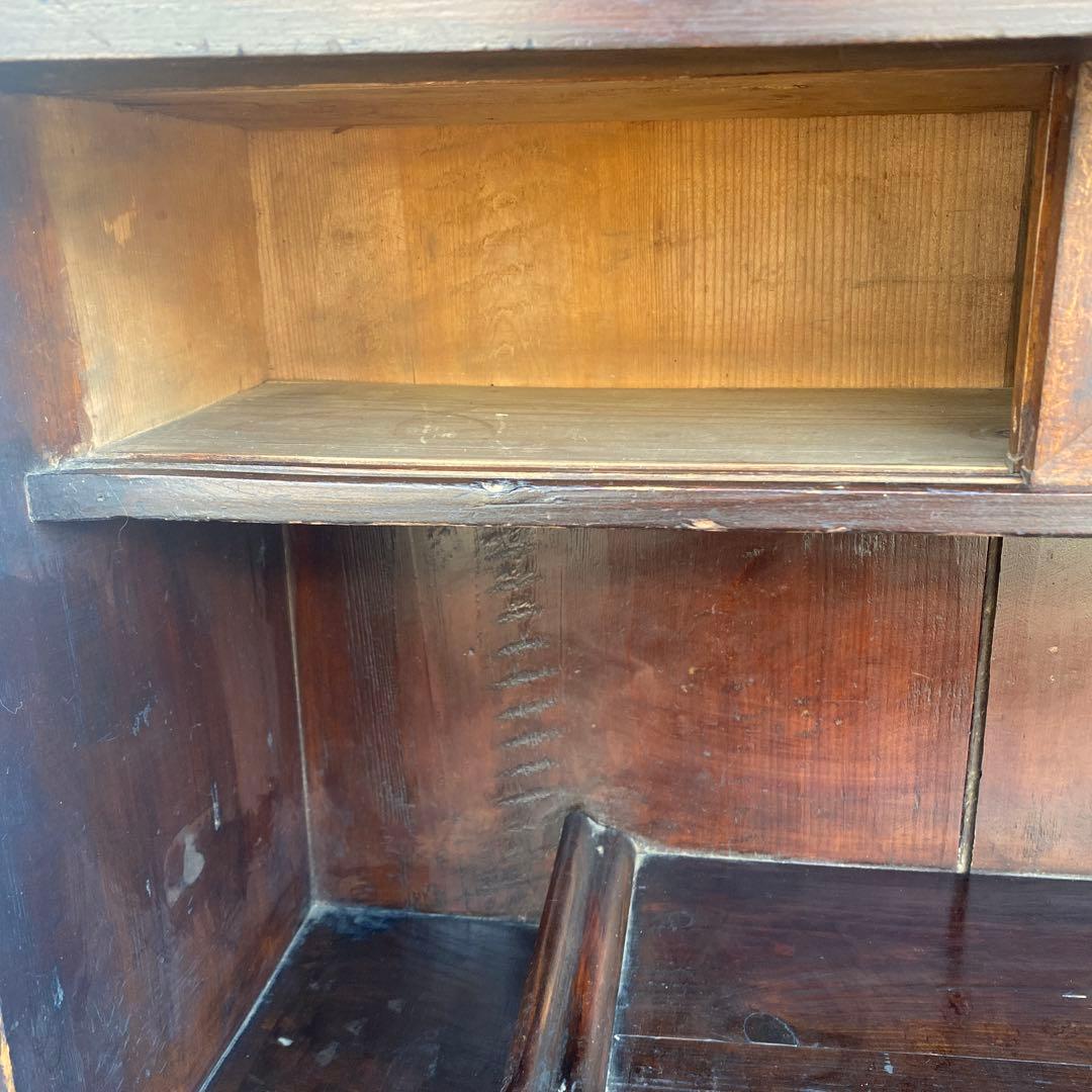 時代物 茶箪笥 水屋箪笥 骨董品 古家具 古民家 アンティーク家具 店舗什器