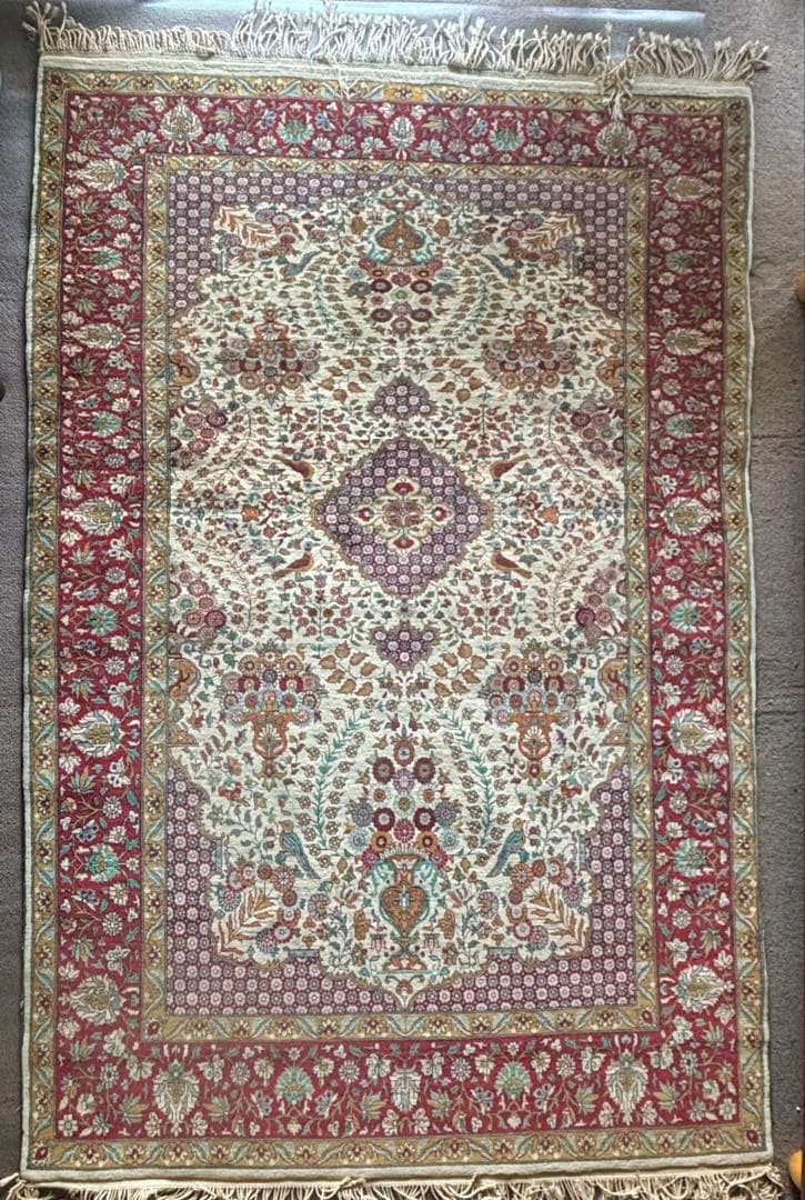 ペルシャ絨毯　ヴィンテージ　手織り