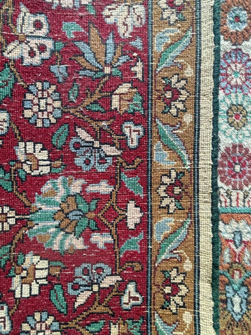 ペルシャ絨毯　ヴィンテージ　手織り