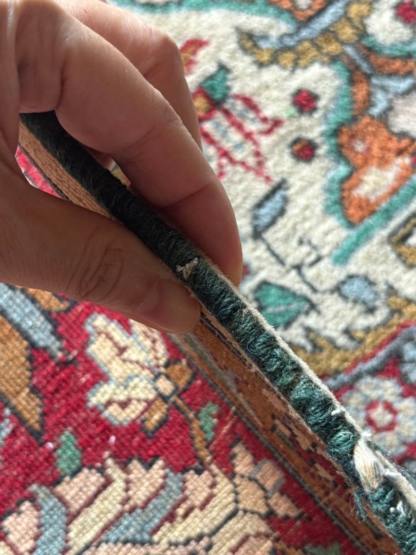 ペルシャ絨毯　ヴィンテージ　手織り