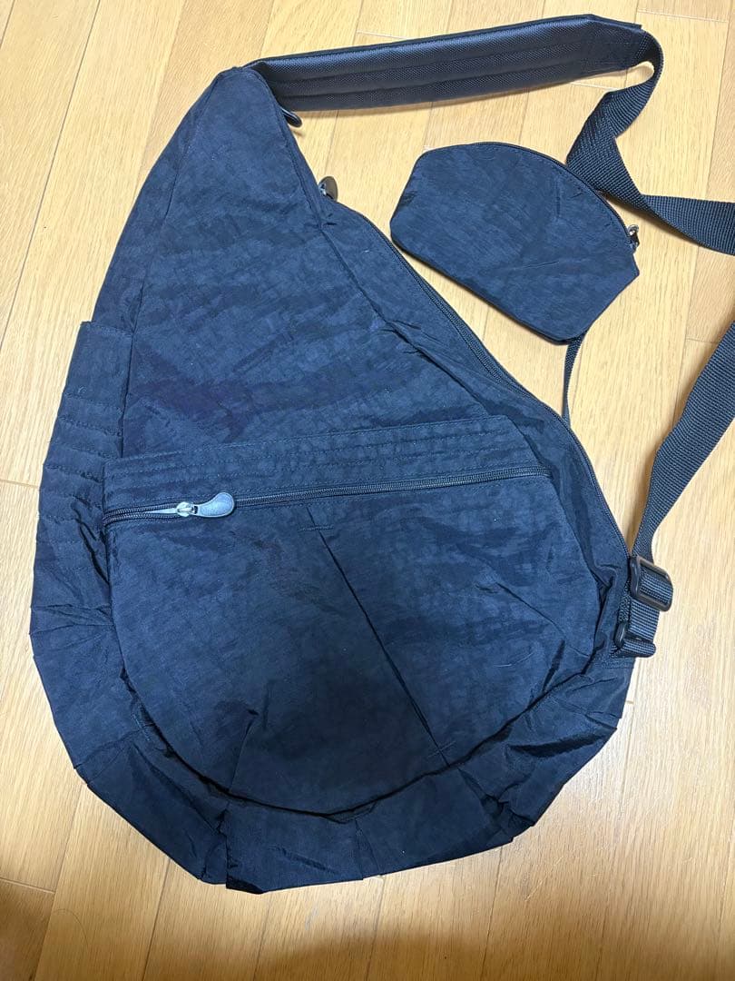 ヘルシーバックバッグ　 ビッグバッグ ブラック