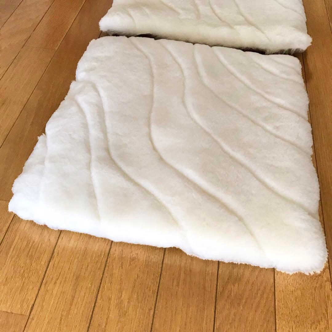 ムートン 座布団 クッション 2枚セット