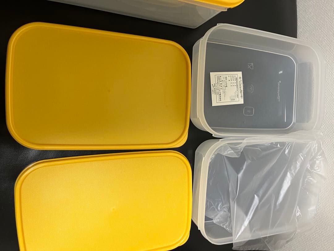 タッパーウェア　MMダブル　MMワイド　#1 薄型ケース　6点　すのこ付き