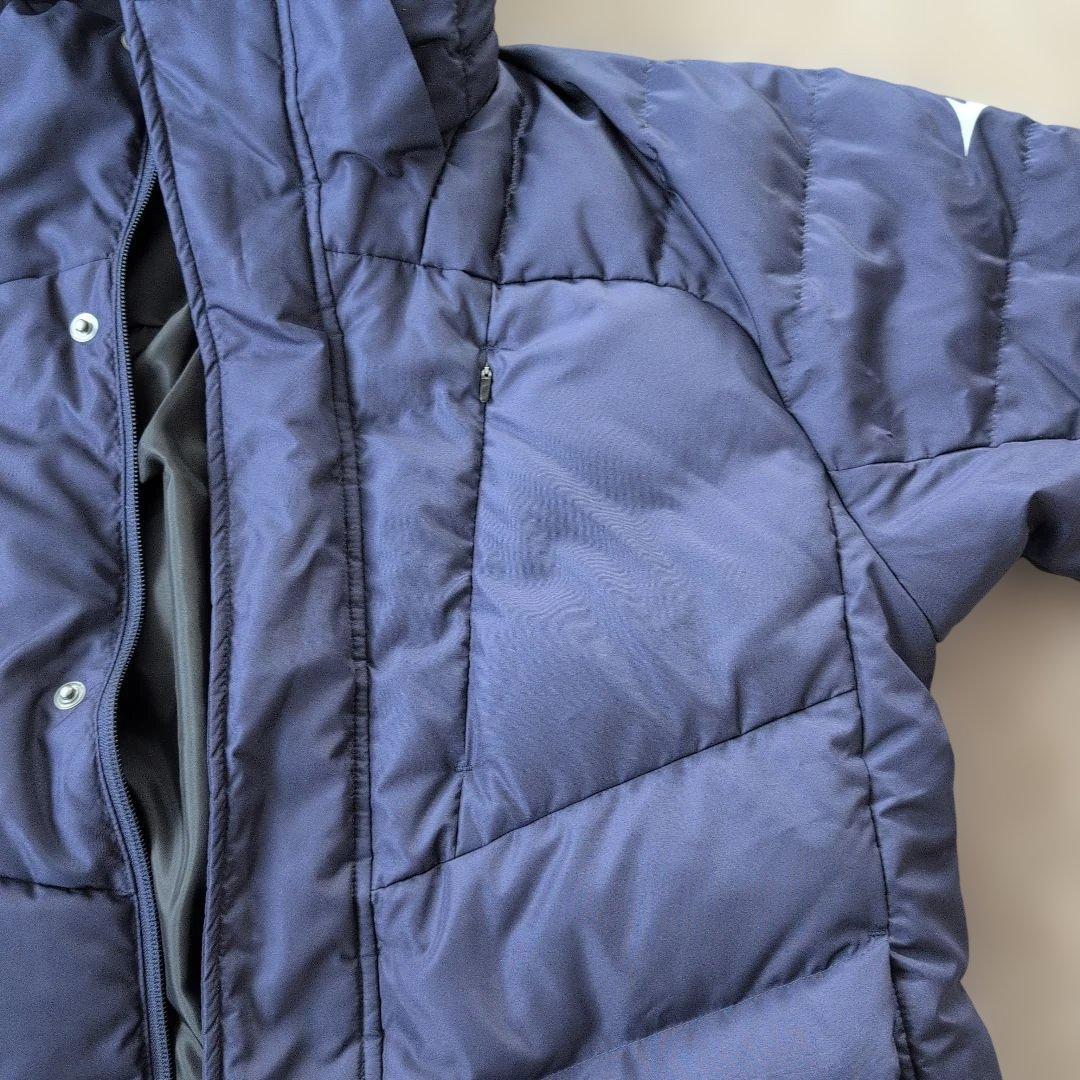 【最終値下げ】ミズノ／ネイビー／サッカー／ベンチコート／ダウンコート／1_15