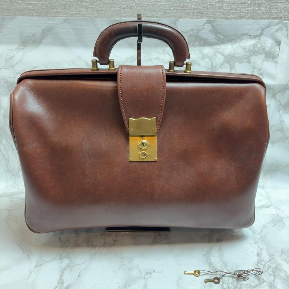 希少 英国製 ダレス ボストン ドクターズ バッグ 鍵付き ENGLAND