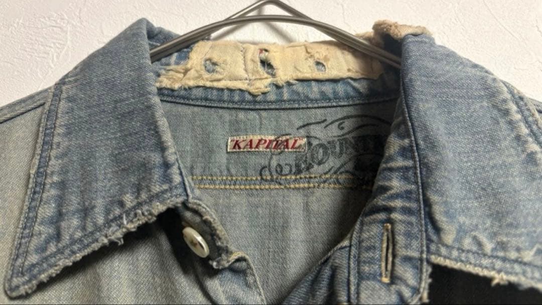 kapital kountry パッチワーク デニム ワンピース 刺子 日本製