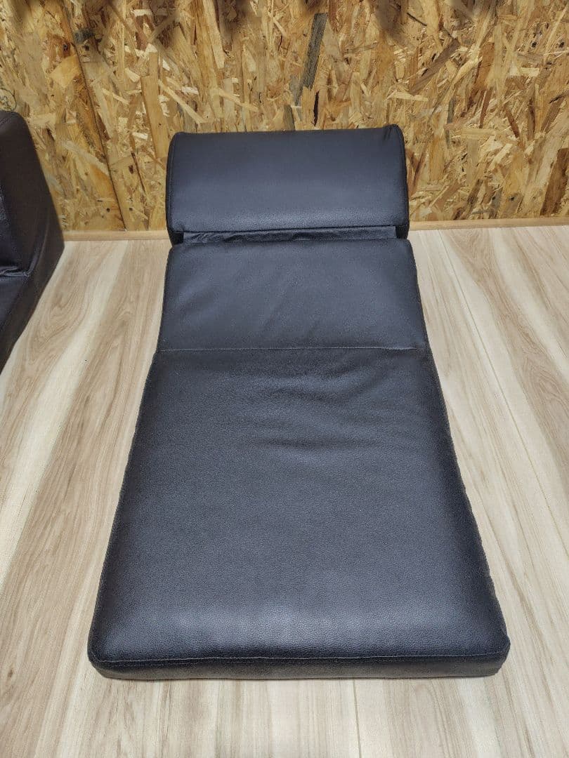 ブラック コーナーソファ3点セット