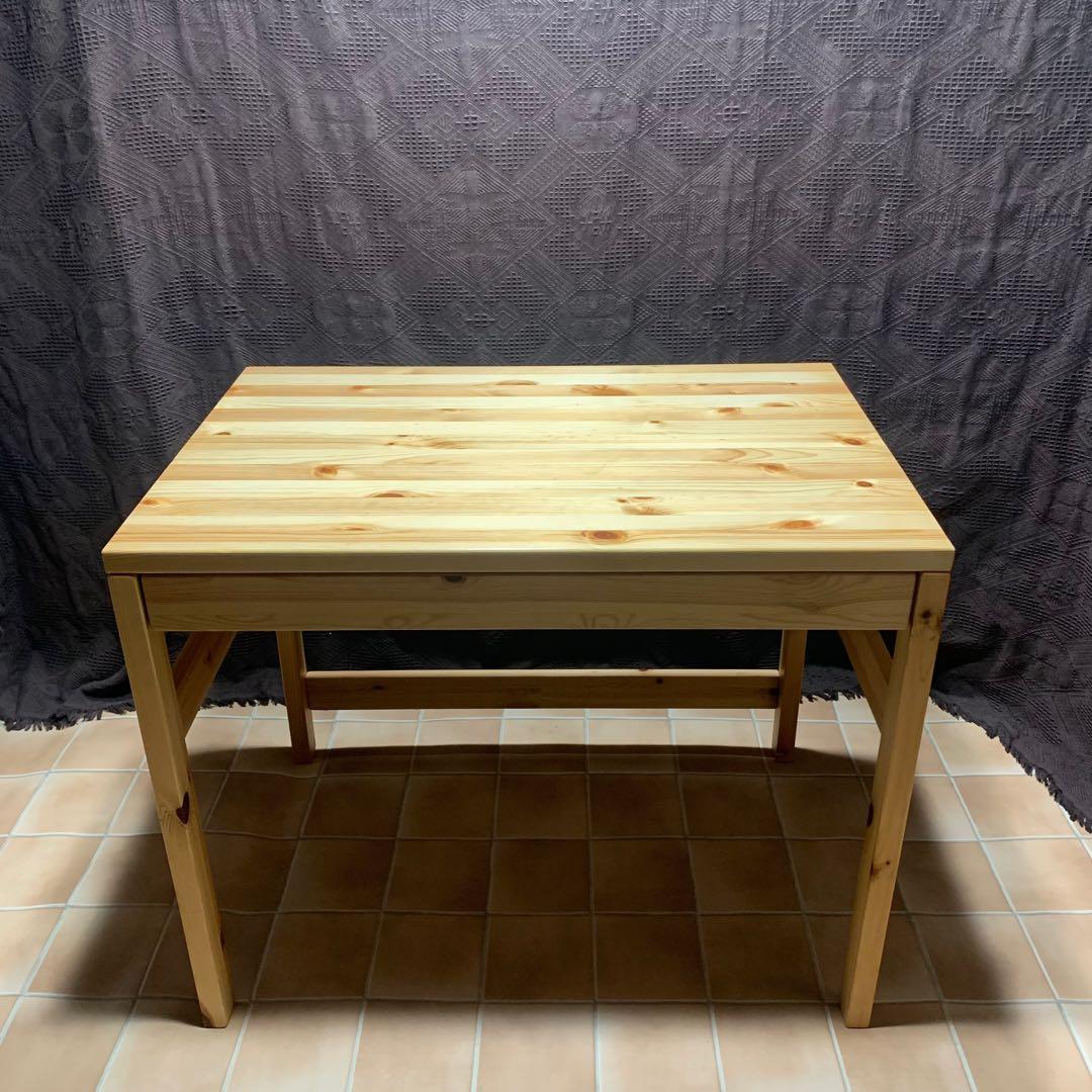 【天板ワックス処理済み】無印良品 パイン材デスク 幅86 リモートワーク 勉強机