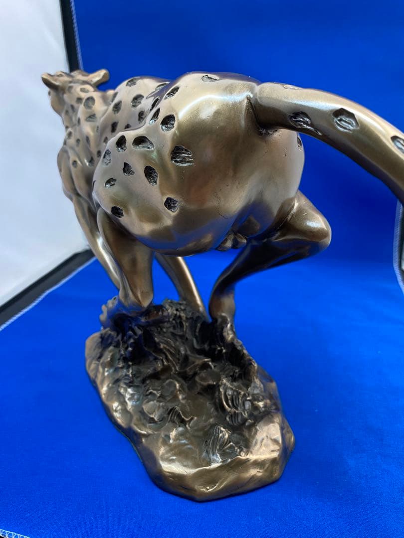 最終値下げ‼️*786　ヒョウ　ブロンズ像　RUNNING LEOPARD