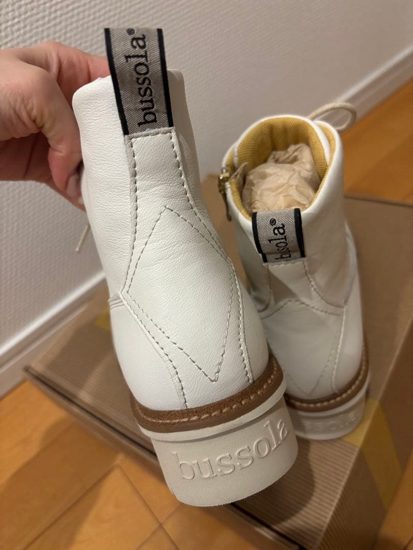 bussola ブソラ　ブーツ　本革　35