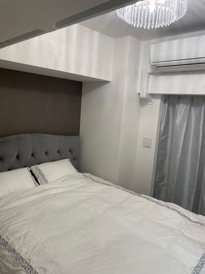 フランフラン　グレー ベッドフレーム