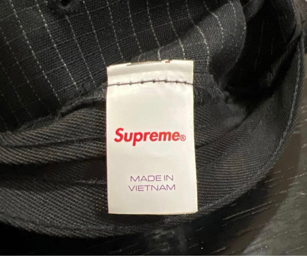supreme ストライプキャップ