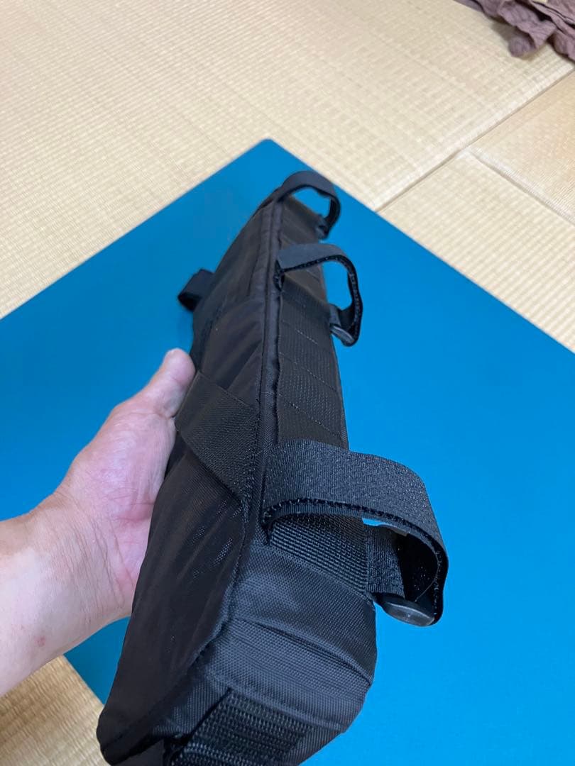 ハンドメイドフレームバッグ　ECO-PAK ブラック　46.5cm