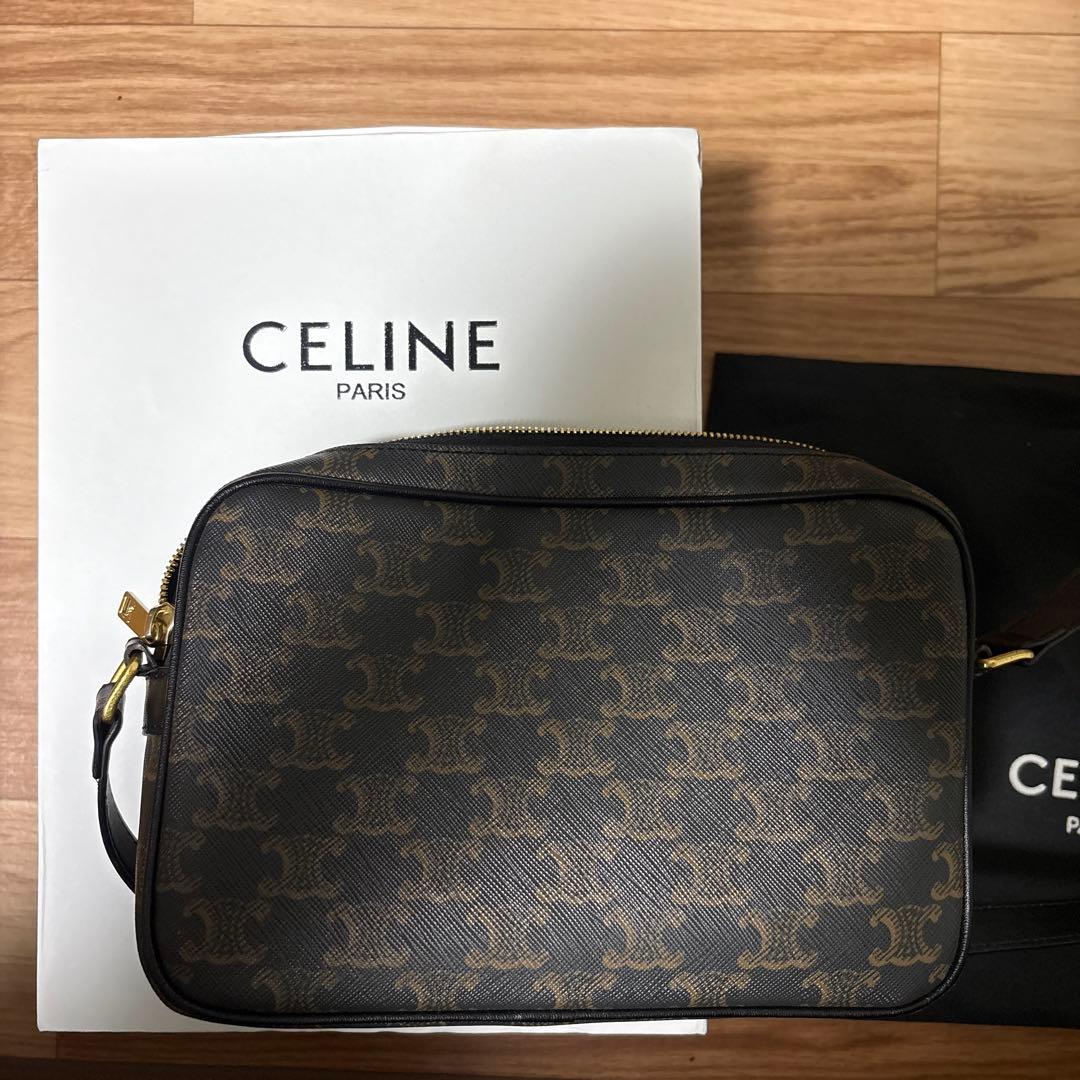 CELINE ショルダーバッグ ブラウン/ブラック