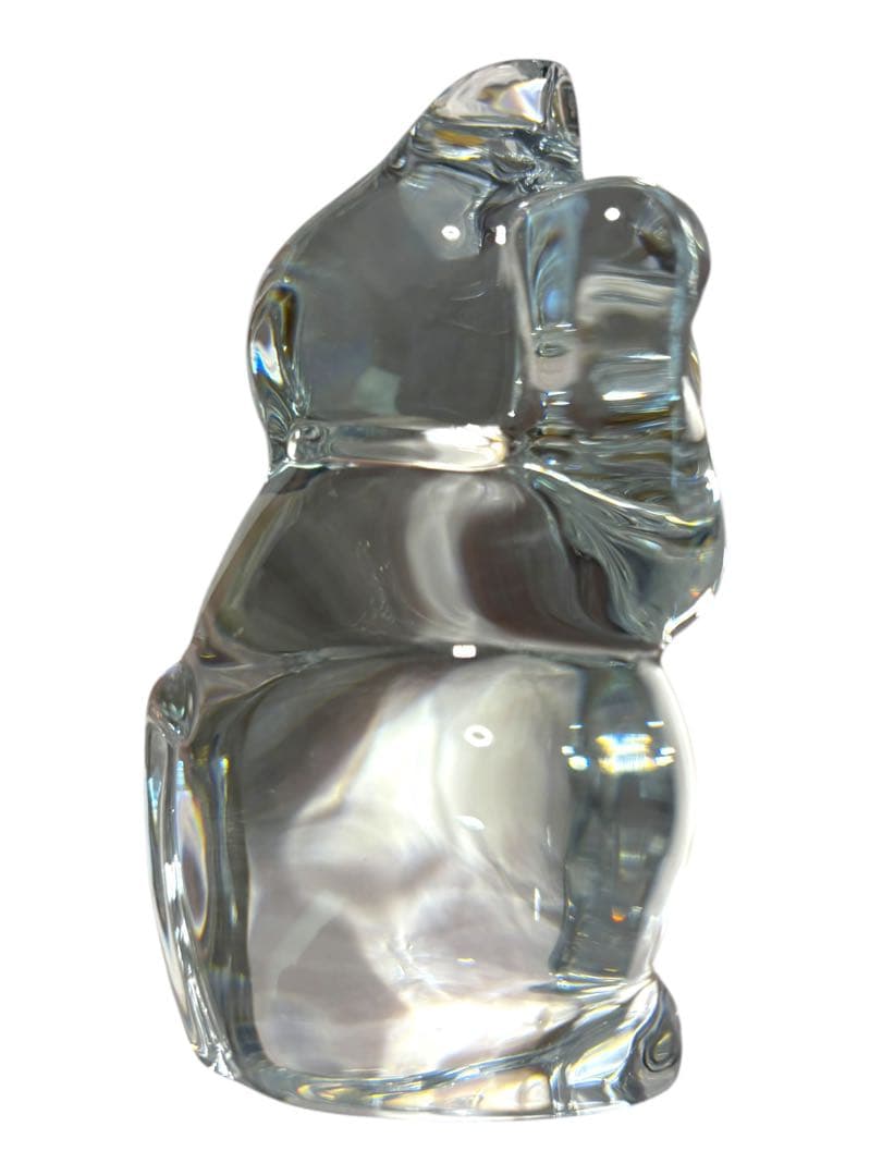 美品　Baccarat バカラ　まねき猫 招き猫 ラッキーキャット