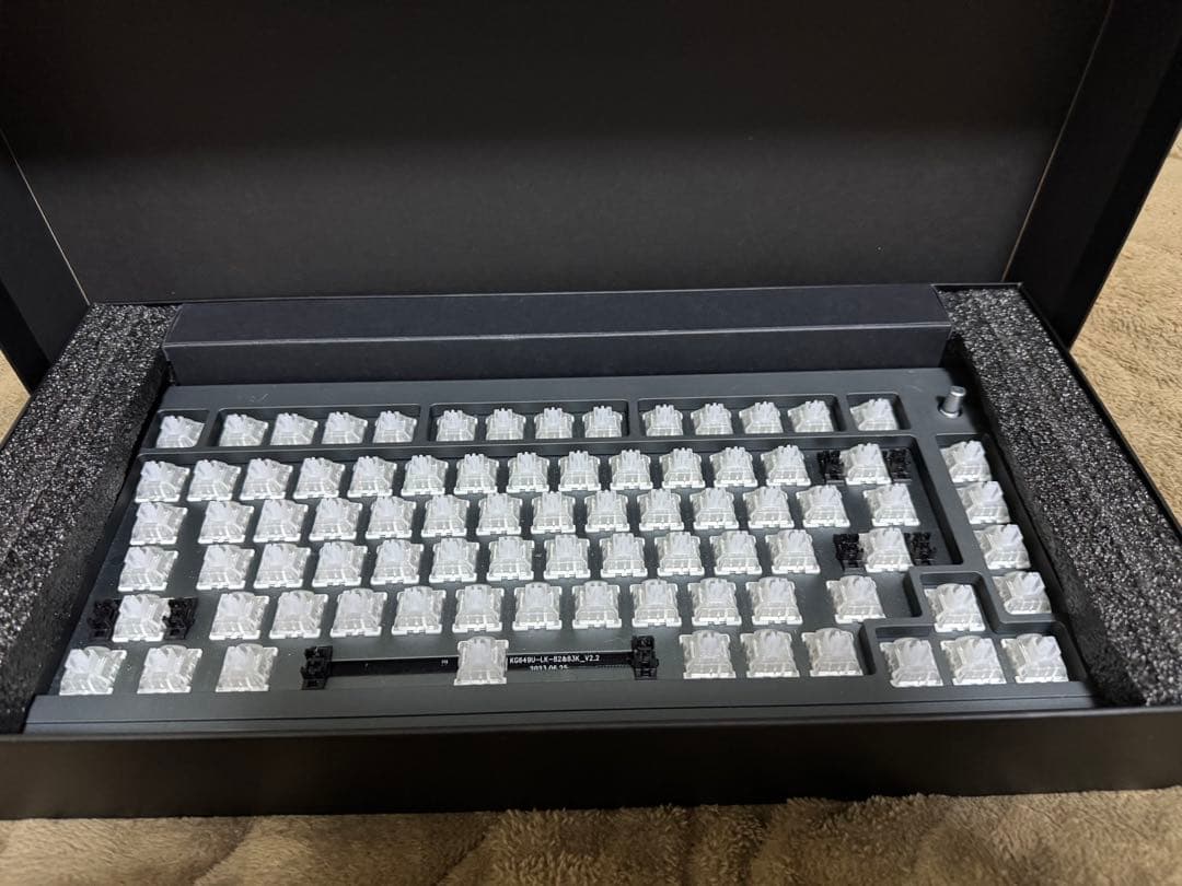 Drunkdeer A75 アルミニウムケース換装　キーキャップなし