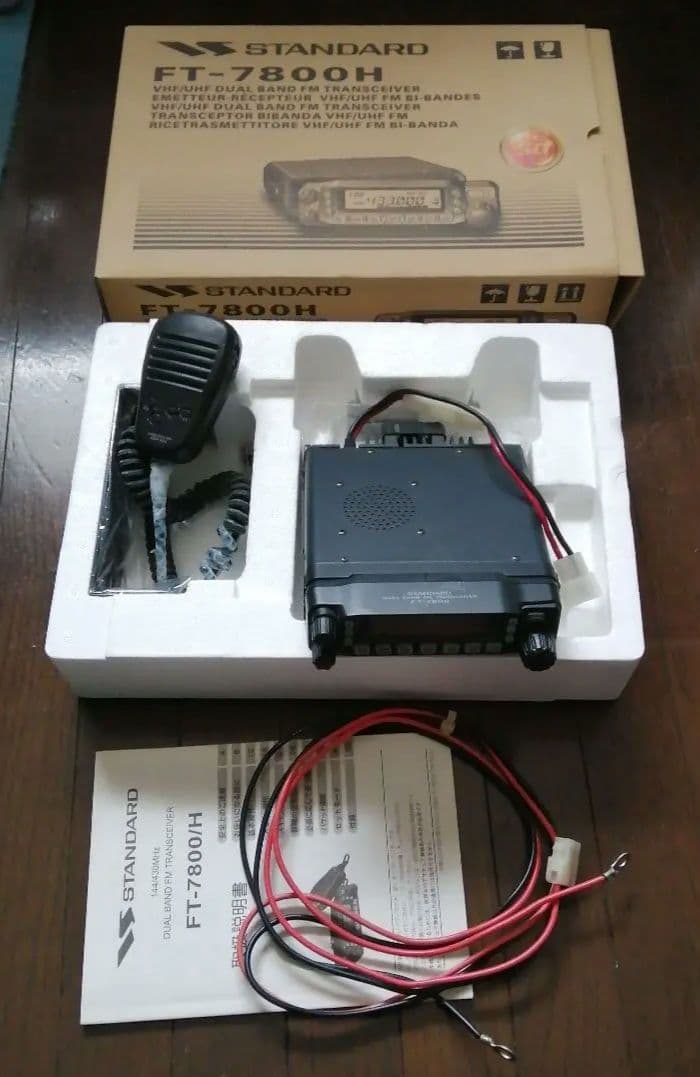 144/430モービルトランシーバFT-7800Hハイパワー 動作品