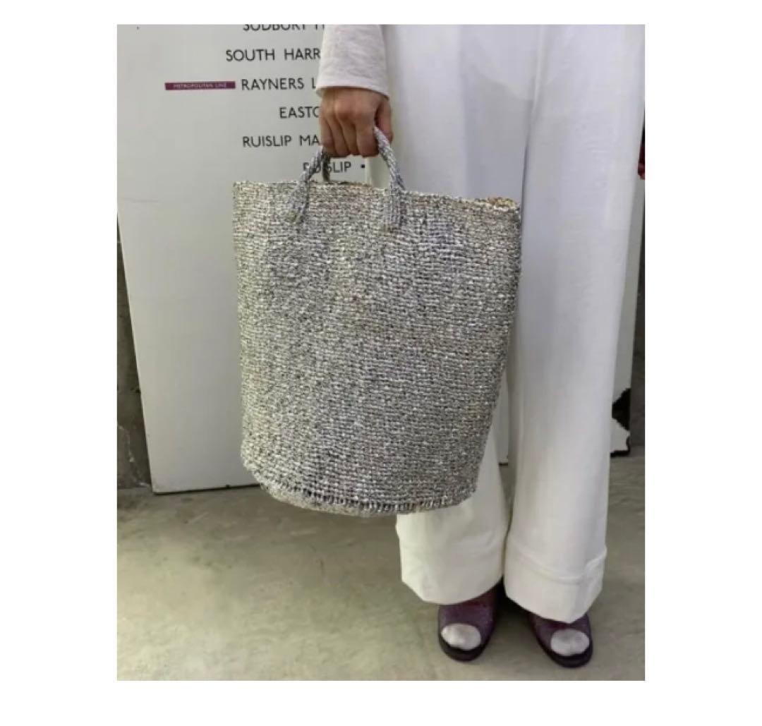 MMark INさま専用 レクタングル　シルバー バスケット Lサイズ