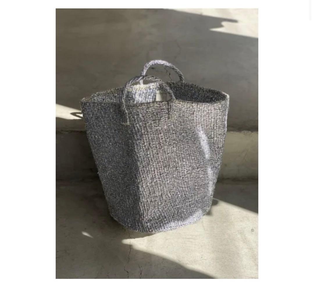 MMark INさま専用 レクタングル　シルバー バスケット Lサイズ