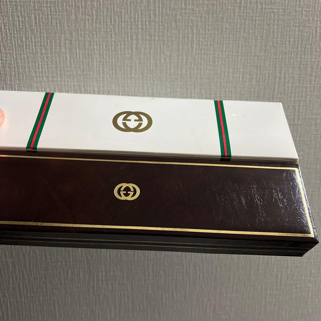 「超激レアビンテージ」本日最終値下げ GUCCI 黒レザー腕時計