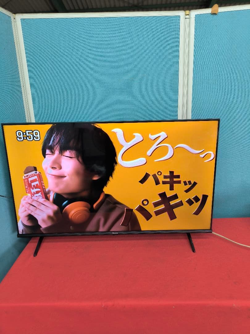 2024年製　ハイセンス 43V型 4K内蔵液晶 テレビ　ネット動画43E6K