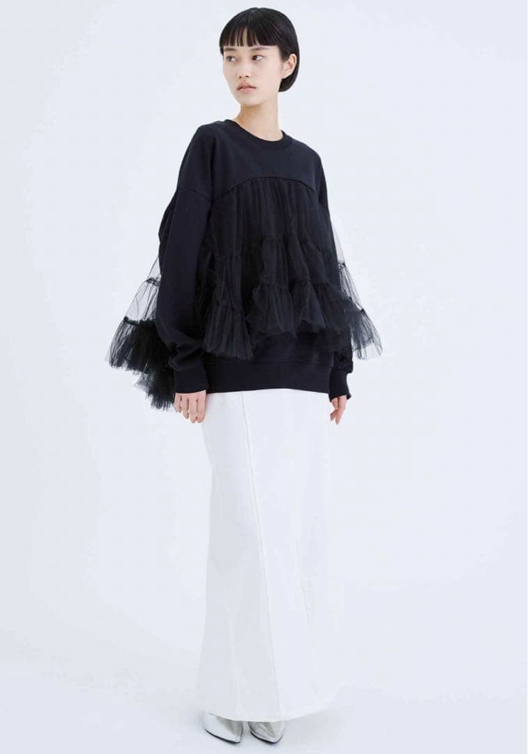 VIVIANO/ヴィヴィアーノ STUDIOUS別注 チュール スウェット