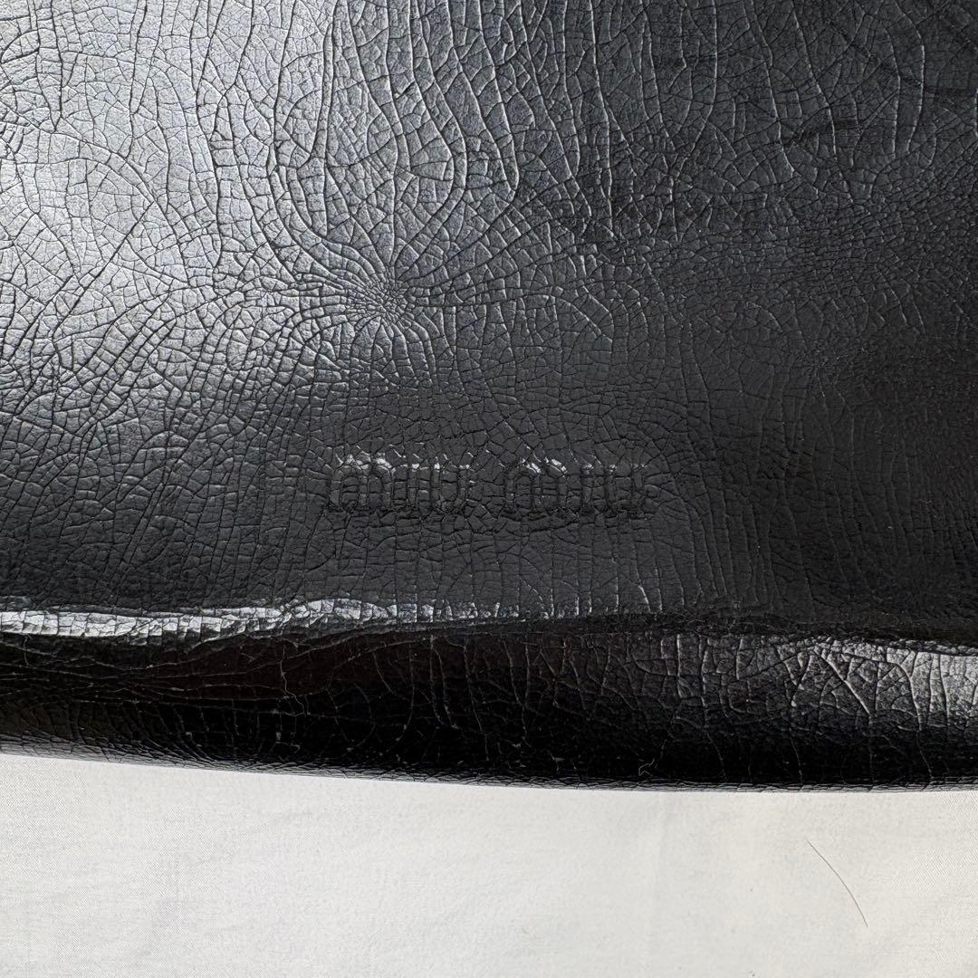 バッグ archive miu miu leather hand bag black
