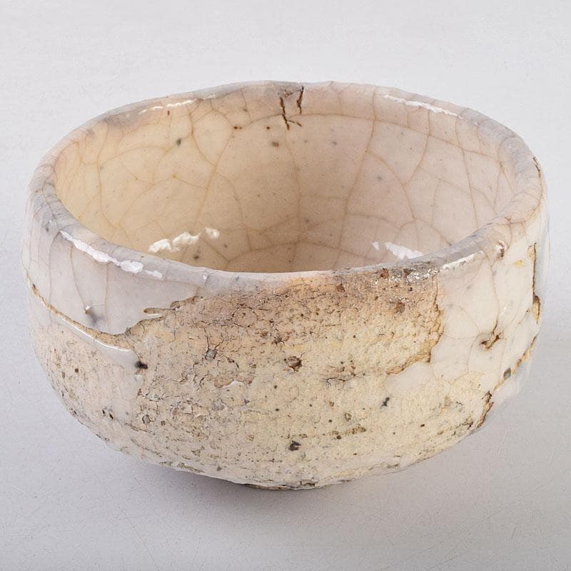 茶道具　人間国宝　荒川豊蔵作　鬼志野　茶碗　加藤卓男 識箱　M　R9188